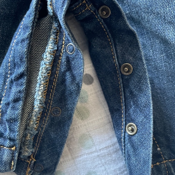 Dark denim/jean overalls - Picture 2 of 4